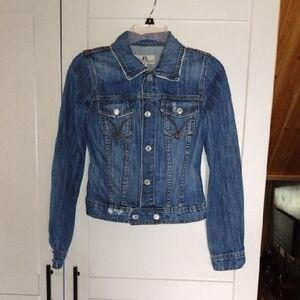 Juicy Couture Blue Denim Jacket - Classic Trucker Style